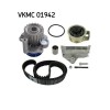 SKF Set pompa apa + curea dintata