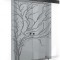 Usa culisanta Boss &reg; Duo Black model Tree negru, 80+80x215 cm, sticla gri securizata, glisanta in ambele directii