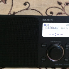 Radio Portabil Sony XDR-S61D, DAB+/DM (Negru).CITITI DESCRIEREA CU ATENTIE!