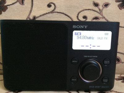 Radio Portabil Sony XDR-S61D, DAB+/DM (Negru).CITITI DESCRIEREA CU ATENTIE! foto