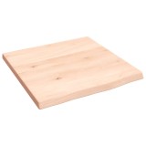 Cumpara ieftin Polita de perete, 40x40x2 cm, lemn masiv de stejar netratat