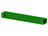 Conector regletă de conexiuni deconectabilă soclu tată AMPHENOL ANYTEK 14 pini 5,08mm verde