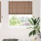 vidaXL Jaluzea pentru Fereastră Geometric Maro 140 x 220 cm Bambus 42006923