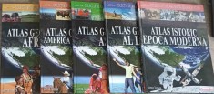 COLECTIA DE ATLASE PENTRU SCOALA SI ACASA VOL.2-5, 7: AFRICA, AMERICA SI AUSTRALIA, ASIA, AL LUMII, EPOCA M-249133