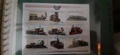 Guineea-Transport,locomotive,trenuri-serie completa ,nestampilate MNH (T3)