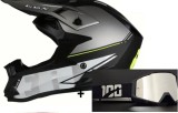 Cumpara ieftin Casca Moto Atv Cross Enduro Downhill + Ochelari 100% ,marimi disponibile XS,S,M si L