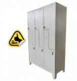 Vestiar Metalic Premium PLUS 6 Usi Z (3x2) 1200x500x1920mm Gri Asamblat