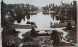 Carte postala, Bucuresti, vedere din parcul Carol, 1929