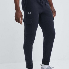 Under Armour pantaloni de trening culoarea negru, neted