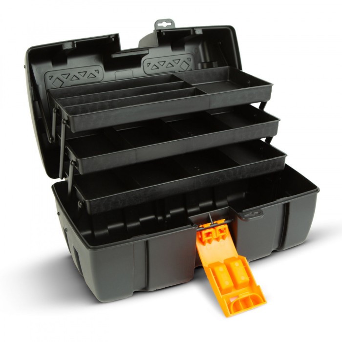 Geanta de scule pliabila cu tava tripla - plastic - 37 x 23 x 21 cm Best CarHome