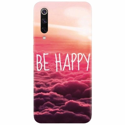 Husa silicon pentru Xiaomi Mi 9, Be Happy Puffy Clouds foto