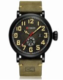 Cumpara ieftin Curren Military Watch &ndash; Ceas Bărbătesc Armata Outdoor &ndash; Curea Piele Autentică &ndash;