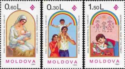 MOLDOVA 1994, Anul International al Familiei, serie neuzata, MNH foto