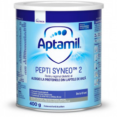 Lapte praf Nutricia Aptamil Pepti Syneo 2, 400 g, 6 luni+