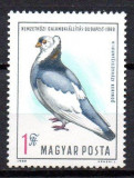 UNGARIA 1969, Fauna, Pasari, serie neuzata, MNH, Nestampilat
