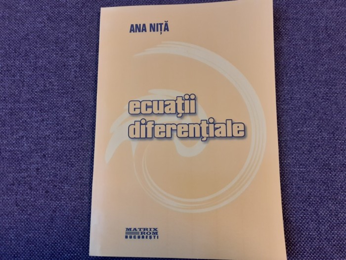 ECUATII DIFERENTIALE ANA NITA