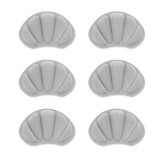 Cumpara ieftin Set 6 branturi cu pernite pentru calcaie, design ingrosat - Gri