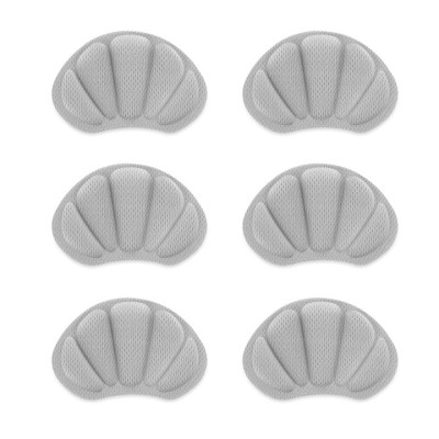 Set 6 branturi cu pernite pentru calcaie, design ingrosat - Gri foto