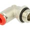 Racord push-in unghi 0,99-20bar alamă nichelată 20-80&deg;C