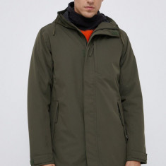 Helly Hansen geaca barbati, culoarea verde, de tranzitie