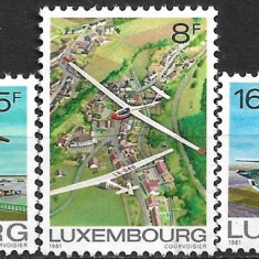 B2623 - Luxemburg 1981 - Aviatie 3v. neuzat,perfecta stare
