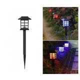 Lamp&Auml; solar&Auml; led pentru gr&Auml;din&Auml;, tip felinar, iluminare multicolor&Auml;, ambian&Egrave;&Auml; decorativ&Auml;, 380 mm, ip65