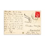 Octavian Goga - carte poștală către sora sa