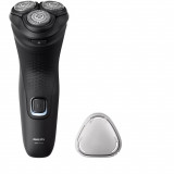 Aparat de ras Philips Shaver Seria 1000 S1141/00, umed şi uscat, fara fir, capete 4D flexibile, lame autoascutire, 40 min, Negru