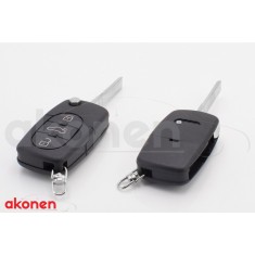 Carcasa Cheie Contact Pentru Audi A3 A6 A8, 3 Butoane, Cu Cheie