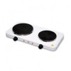 Plita Electrica Portabila Home HG R 02, 2500W, 2 Arzatoare, Diametru 15/18cm, Camping, Emailata, Neagra