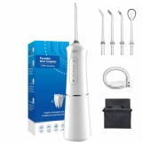 Irigator Oral Profesional pentru Dus Bucal, LUVLU&trade; PRO, 5 Moduri de presiune, Cap rotativ 360&deg;, 1600 pulsatii/min, IPX7, Portabil, fara fir, Silentios