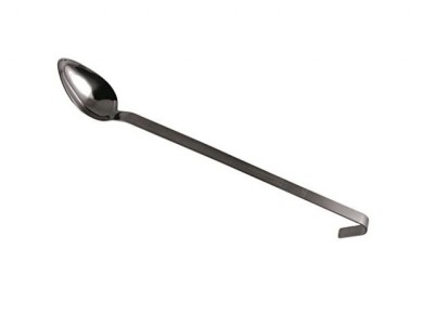 Lingura inox pentru oale mari, lungime 46 cm foto