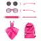 Ochelari de soare pentru copii mokki click &amp; change, protectie uv, roz, 0-2 ani, set 2 perechi