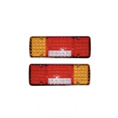 Set 2 Lampi stop cu LED, Universale, 4 Functii, Remorca, Camion, Trailer, 12V