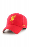 Cumpara ieftin 47brand șapcă EPL Liverpool culoarea roșu, cu imprimeu, 47 Brand