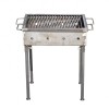 Gratar metalic pe carbuni 10x50&times;35cm Picioare Demontabile Zilan EXT 9910