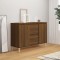 vidaXL Servantă, stejar maro, 101x35x70 cm, lemn prelucrat 815164