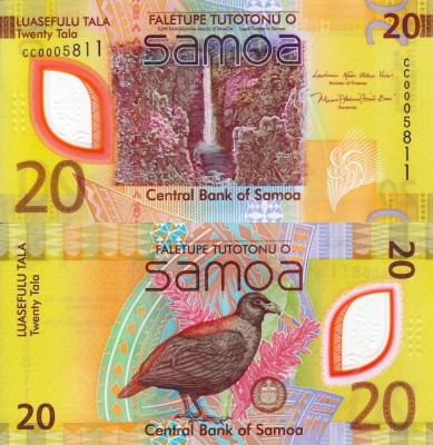 SAMOA DE VEST 20 tala ND 2023 polymer UNC!!! foto