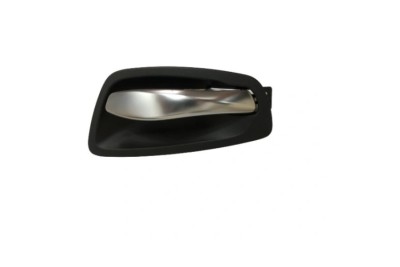 Maner usa interior Bmw Seria 1 (E81/E82/E87/E88), 09.2004-10.2013, montare fata=spate, stanga, negru; maner silver, RapidAuto foto
