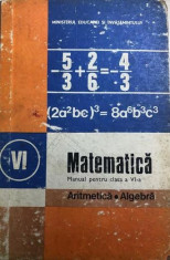 Matematica manual pentru clasa a VI-a foto