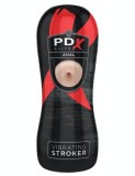 Masturbator Vibrating Anal Stroker Light/Black, Pipedream