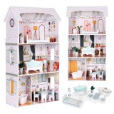 Alice Dollhouse 3 etaje 4 camere 9 piese de mobilier