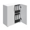 Dulap multifunctional cu usi Vela, 2 compartimente, Alb