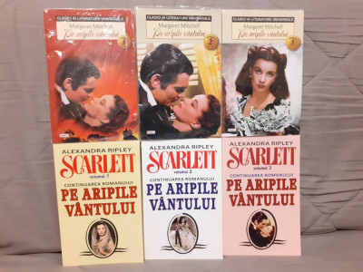 PE ARIPILE VANTULUI/SCARLETT-MARGARET MITCHELL/ALEXANDRA RIPLEY (6 VOL) foto