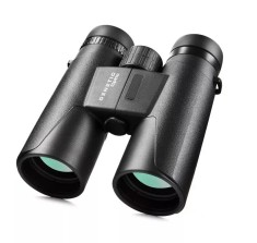 Binoclu pentru camping si vanatoare Genetic, 10x42, lentile HD cu antireflexie, negru