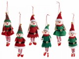 Cumpara ieftin Set 6 ornamente brad Elf 7x19 cm