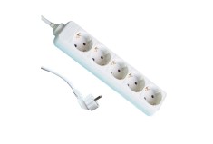 Prelungitor cu 5 prize, 3.0mx1.5mm, fara intrerupator, Makalon, 700762