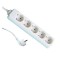 Prelungitor cu 5 prize, 3.0mx1.5mm, fara intrerupator, Makalon, 700762