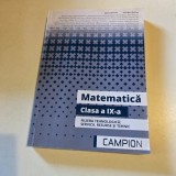 Matematică Manual pentru clasa a IX-a filiera tehnologica: servicii, resurse si tehnic - Marius Burtea