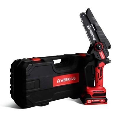 Set puternic de ferăstrău pentru lemn Werkhus cordless chainsaw foto